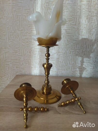 Бронзовый подсвечник