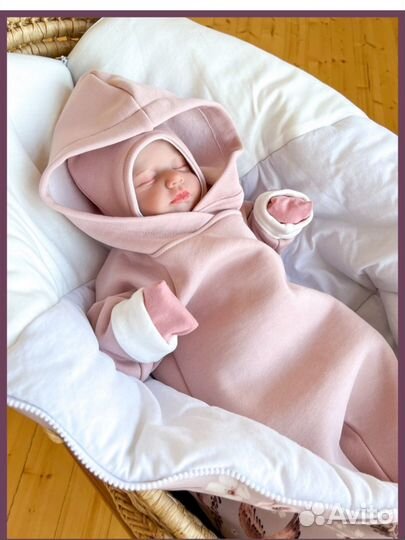 Конверт на выписку для девочки (56-68)