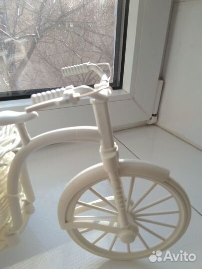 Декоративное кашпо велосипед