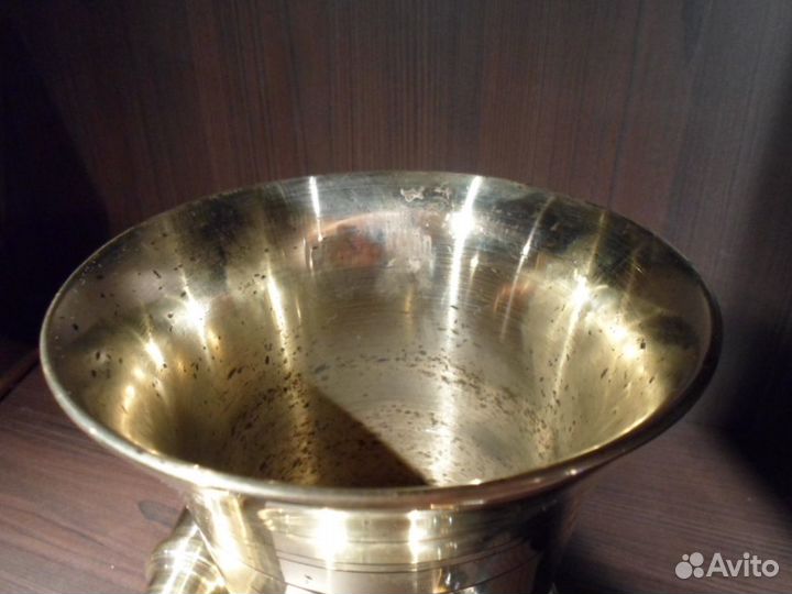 Ступка с пестиком вес 6 кг более 100 лет