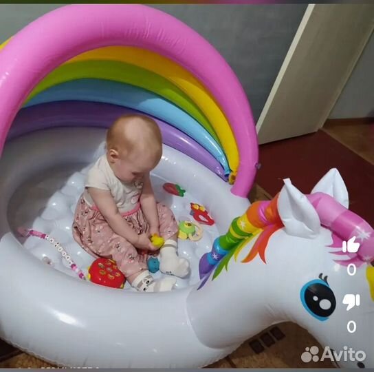 Бассейн детский Единорог