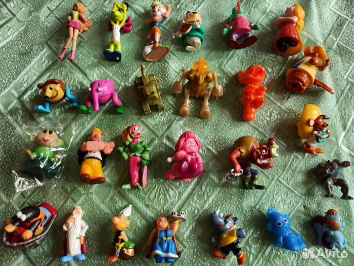 Киндеры разные, Прыг-скокеры, прилипалы, фишки