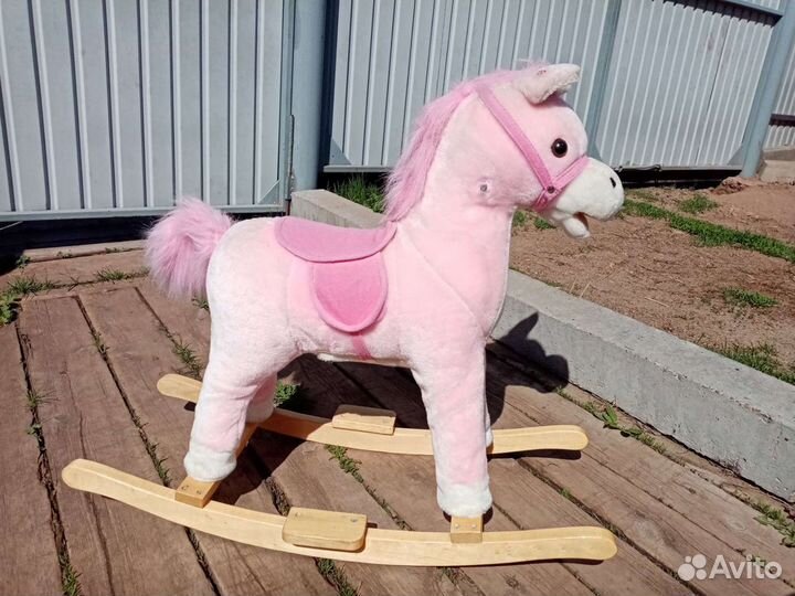 Детская лошадка качалка