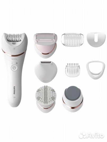 Эпилятор Рhilips BRE740 Epilator Series 8000, белы
