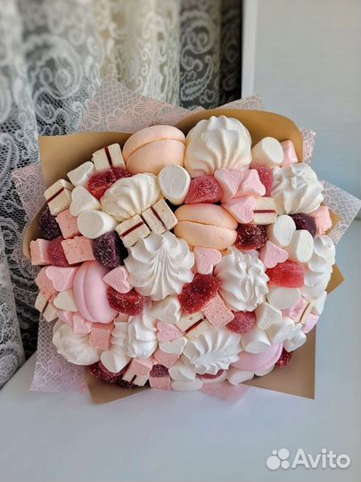 Съедобные букеты/сладкие букеты/зефирные букеты