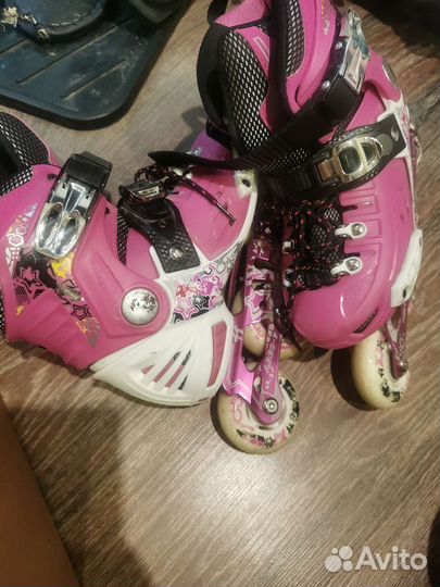 Ролики раздвижные размер 33-36