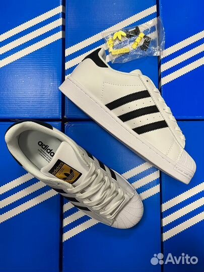 Adidas SuperStar белые кроссовки женские