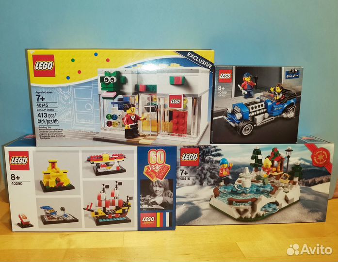 Новые наборы lego 40290, 40145, 40409, 40416