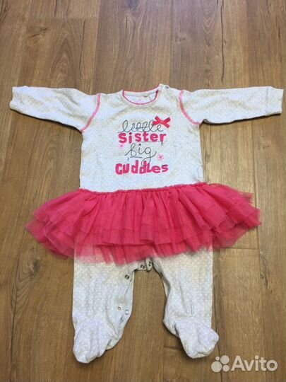 Боди для девочки 6-9 месяцев