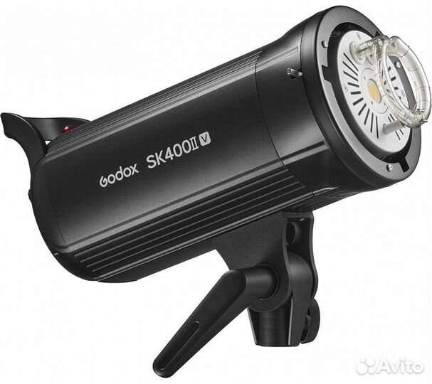 Вспышка студийная Godox SK400II-V со светодиодной