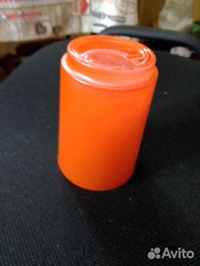 Стаканы цвета красного кумача, стекло СССР гхз