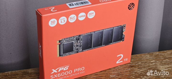 Накопитель SSD adata XPG SX6000 Pro 2Tb M.2 NVMe
