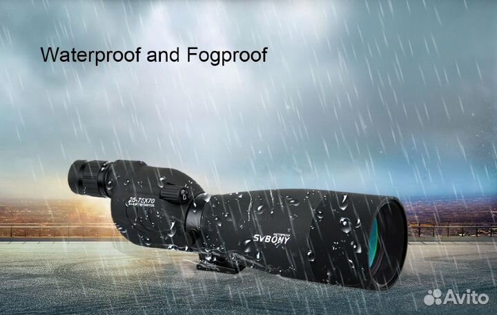 Зрительная труба svbony 25-75х70 с прямым изображе