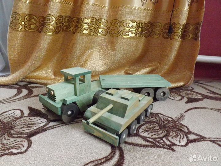 Игровой набор тягач С танком