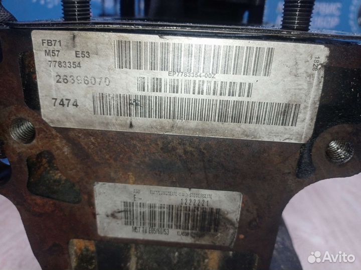 Блок цилиндров на BMW m57 306d2