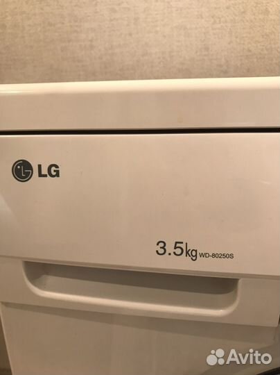 Стиральная машина-ввтомат lg wd-80250s 3,5 кг