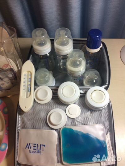 Бутылочки для кормления Термосумка Авент,накладки