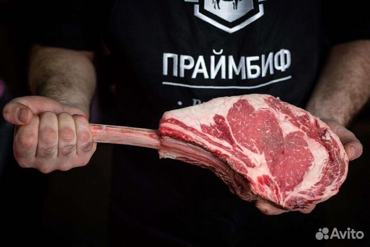 Стейк Спинной отруб Томагавк 3-4 ребра Rebeye