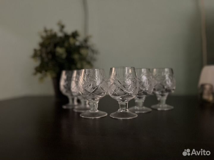 Хрустальные рюмки СССР
