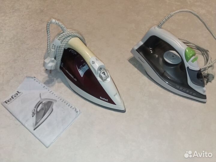 Утюг паровой Tefal и Scarlett
