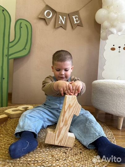 Цифры для фотозоны декор из дерева