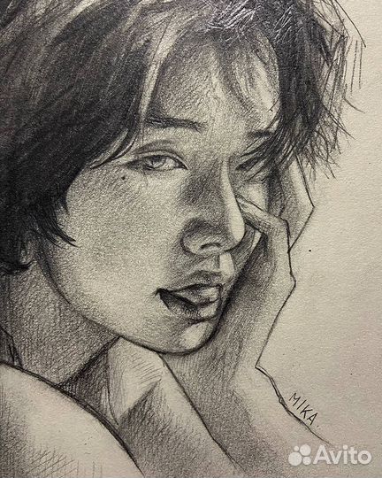 Портреты на заказ по фотографии, bts kpop, кпоп