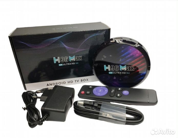 Смарт тв приставка Android 11 H96 Max 4K 8k