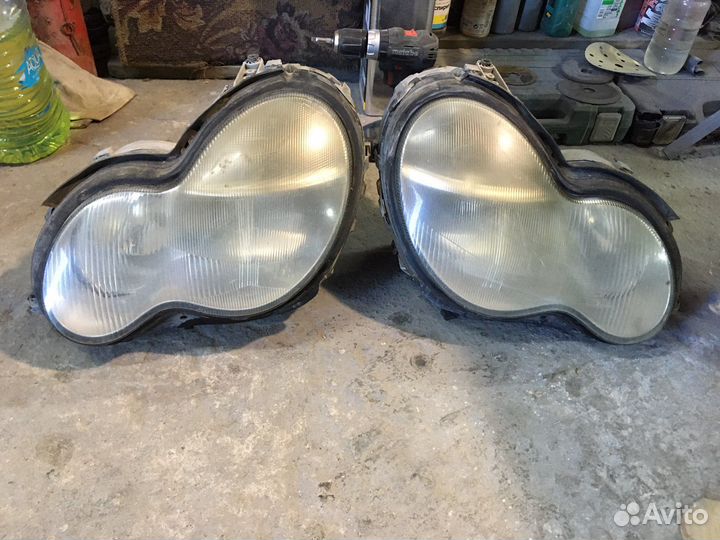 Фары Мерседес w203. Ксенон