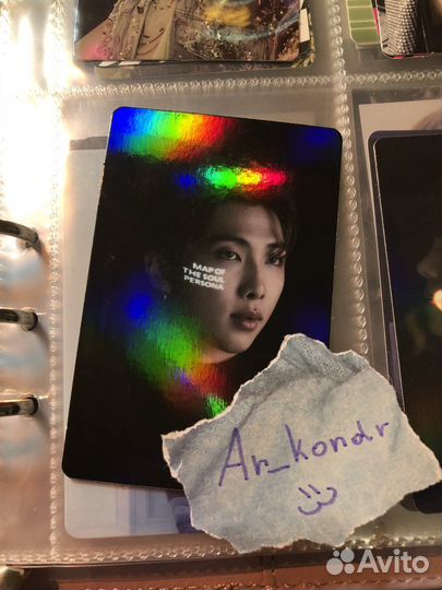 Карта Намджуна BTS - ON:E concept photobook