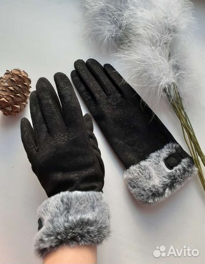 Перчатки утеплённые новые