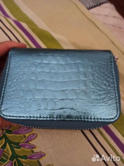 Визитница кожаная
