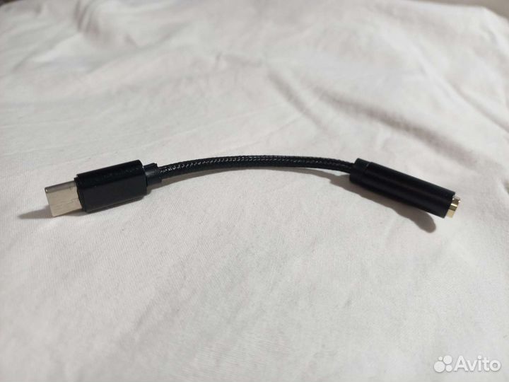 Переходник с type-c на jack 3.5