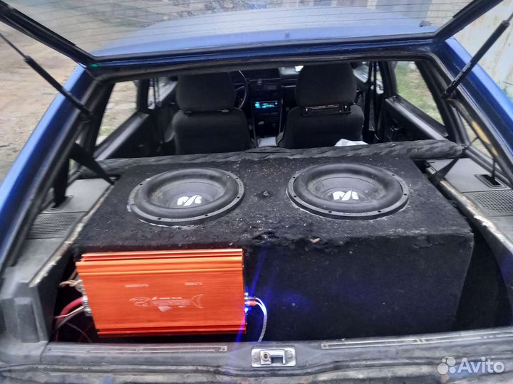 Сабвуфер с моноблоком 2х12 1400ват