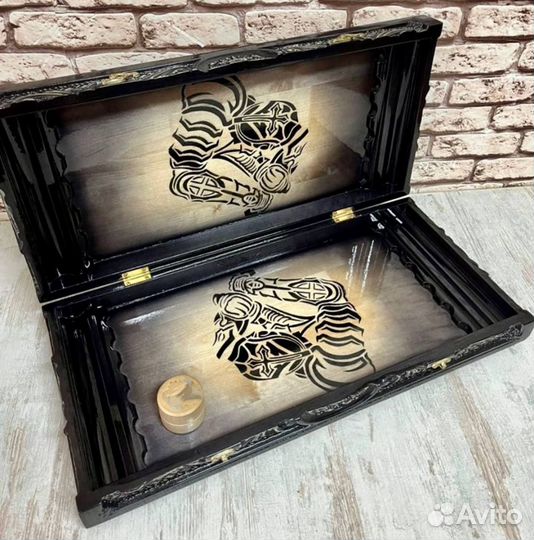 Шахматы шашки нарды ручной работы