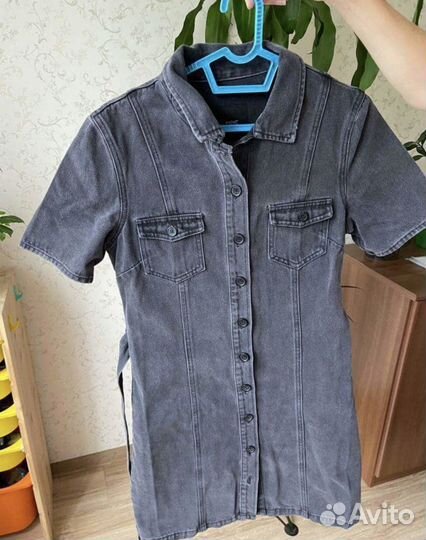 Джинсовое платье