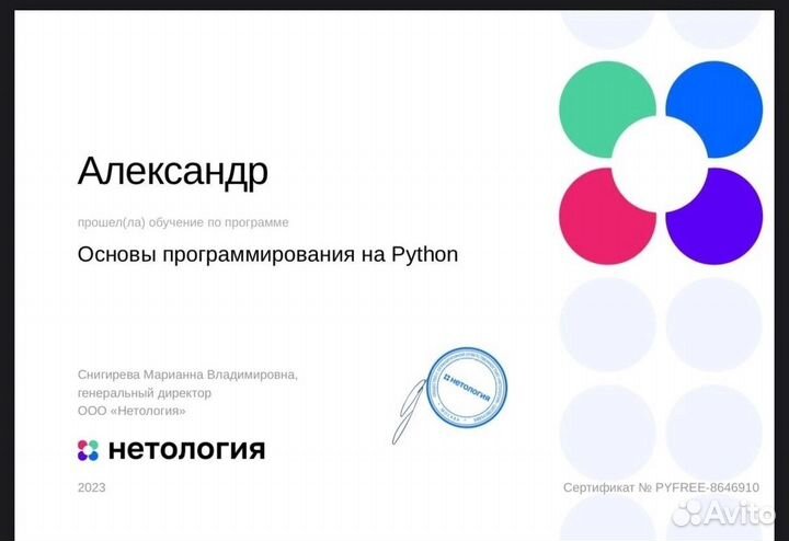 Репетитор по программированию python