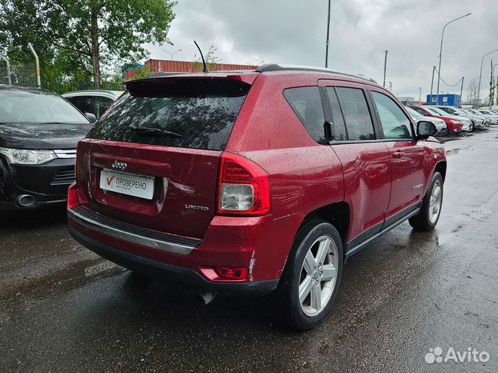 Jeep Compass 2.4 CVT, 2012, 280 000 км