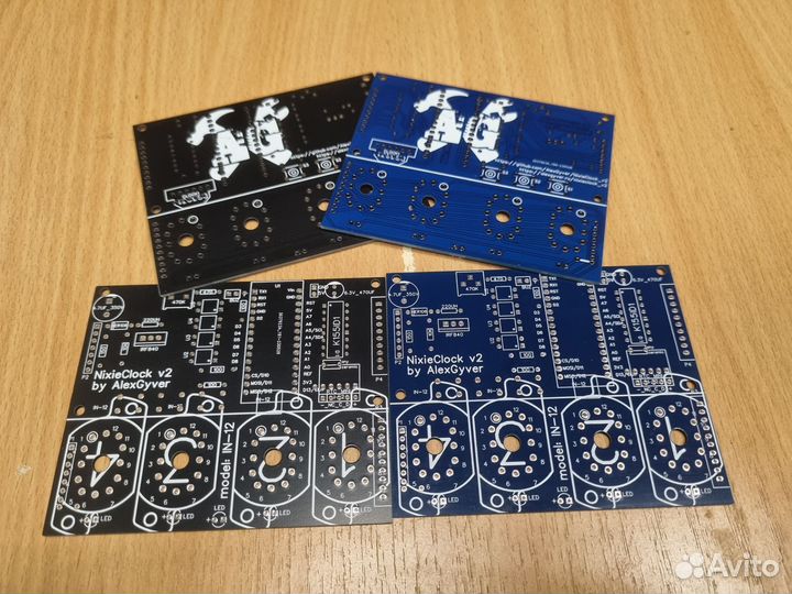 Платы для контроллера теплиц, часов на ин-12 ин-14