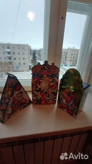 Коробки подарочные новый год