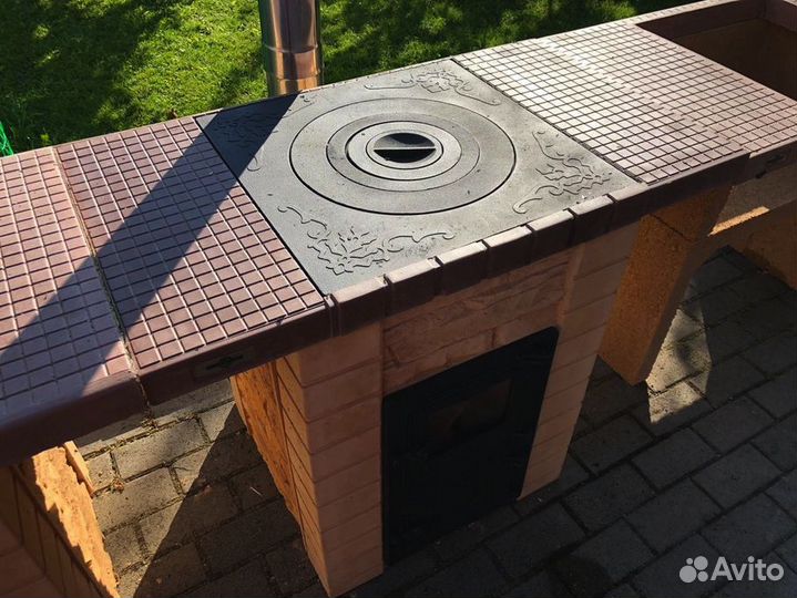 Печь под казан из кирпича шамот с доставкой