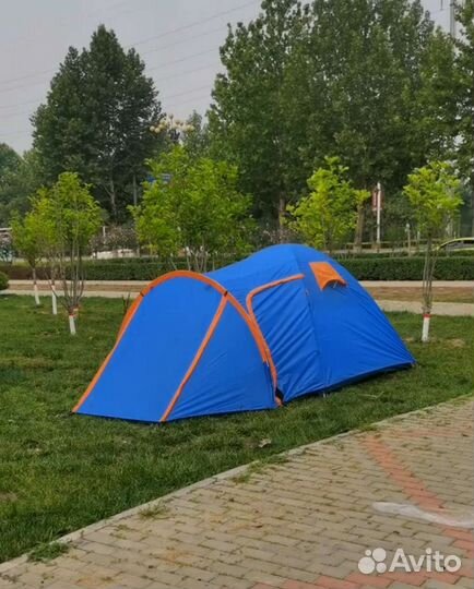 Палатка 3-х местная с прихожей (405х215хh170)