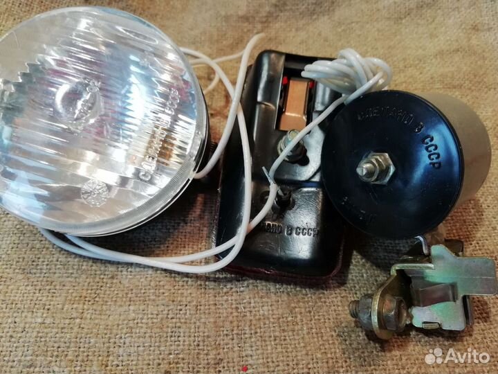 Новый набор электрики для велосипеда СССР