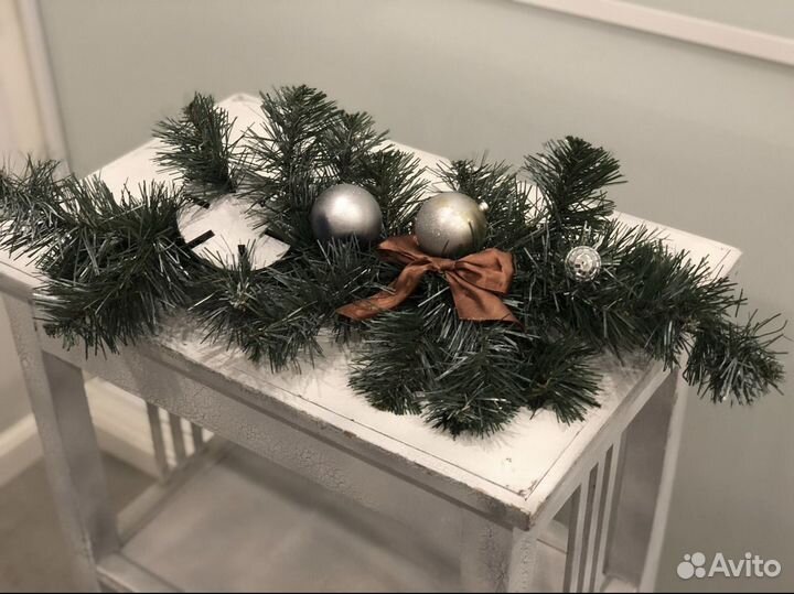 Еловое новогоднее украшение