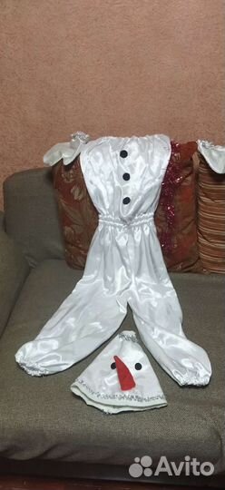 Новогодний костюм снеговика