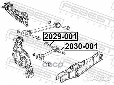 Болт с эксцентриком chrysler sebring II 2006-20