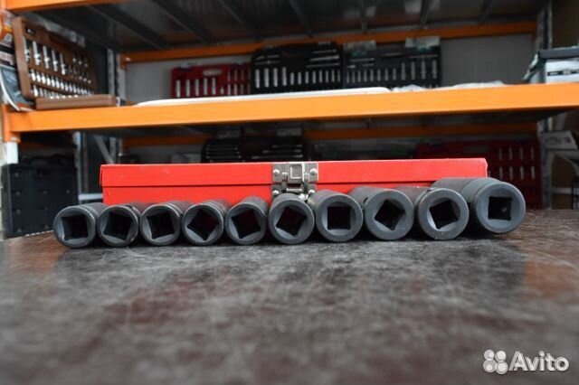 Набор головок торцевых 1/2