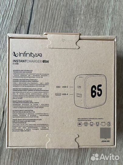 Новое зарядное устройство InfinityLab 65W 2USB