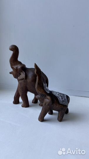 Слон деревянный