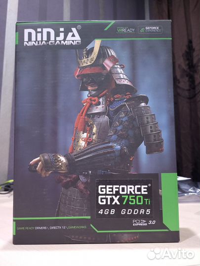 Видеокарта Gtx 750ti 4gb ninja