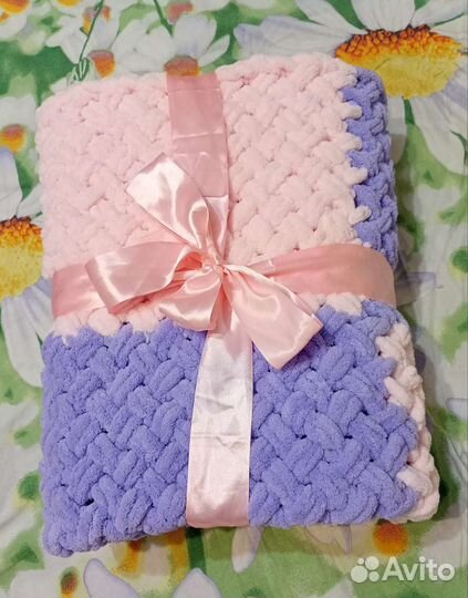 Продам плед ручная вязка